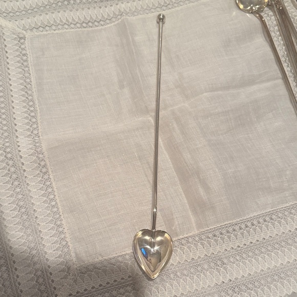 1920s Wallace Sterling Silver Julep Iced Tea Sipping Spoons Set Of 10 - Picture 3 of 10